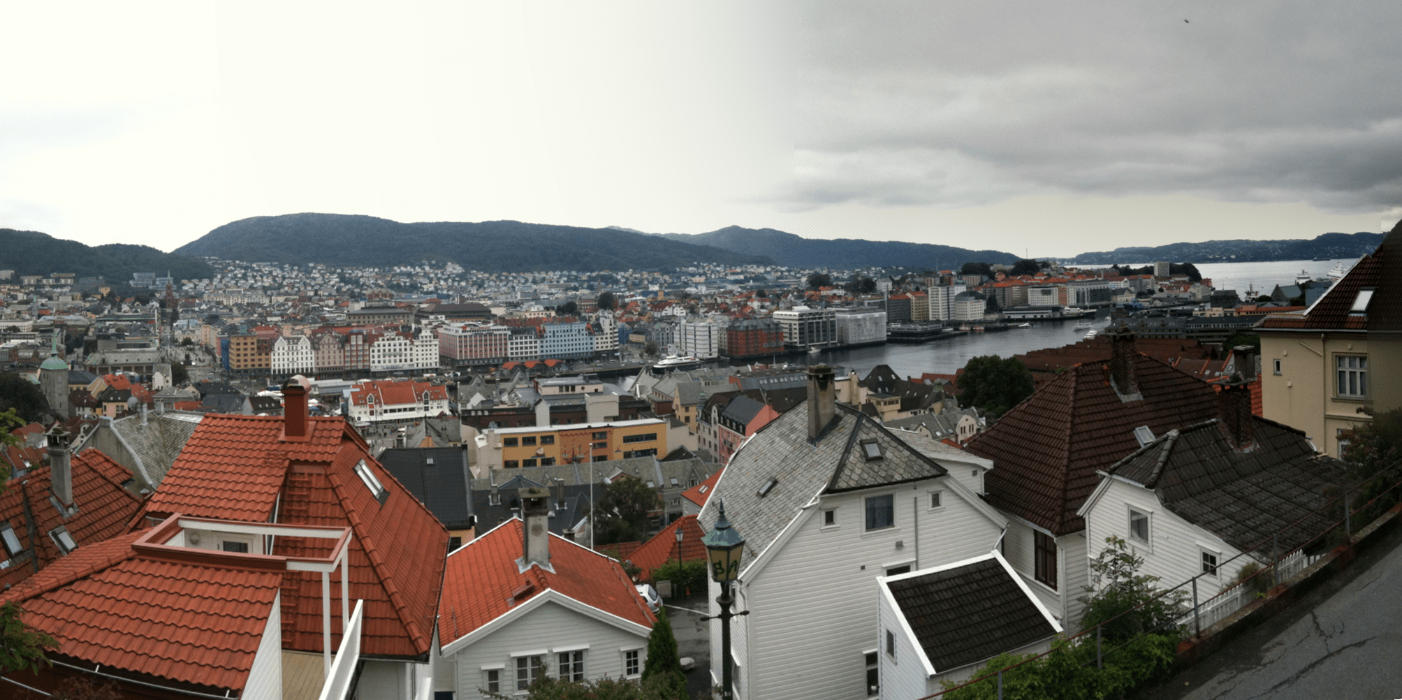 A small trip to the Fløi mountain|En liten tur på fløien